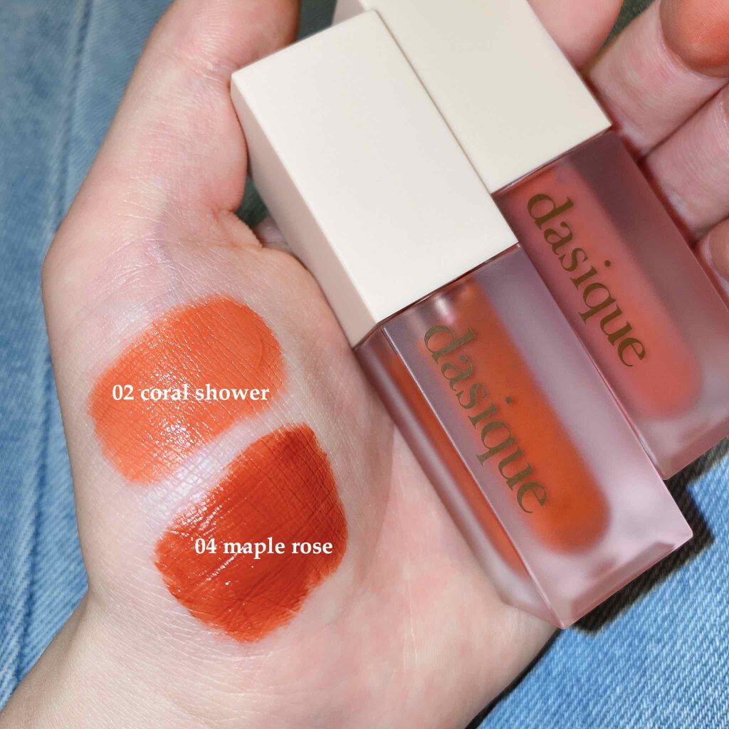 ブラーベルベットティント/dasique/リップティントを使ったクチコミ（1枚目）