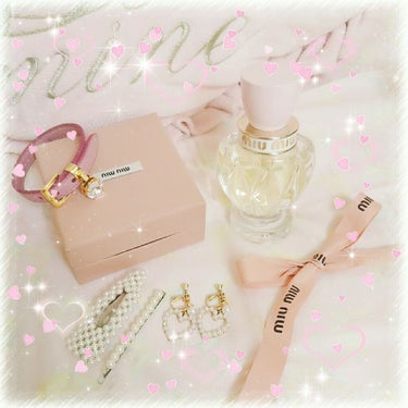 miu miu ミュウミュウ ツイスト オードトワレのクチコミ「💗見た目も香りもとにかく可愛い(´•̥̥̥ω•̥̥̥`)♡
ミュウミュウ ツイストオードトワレ.....」（1枚目）