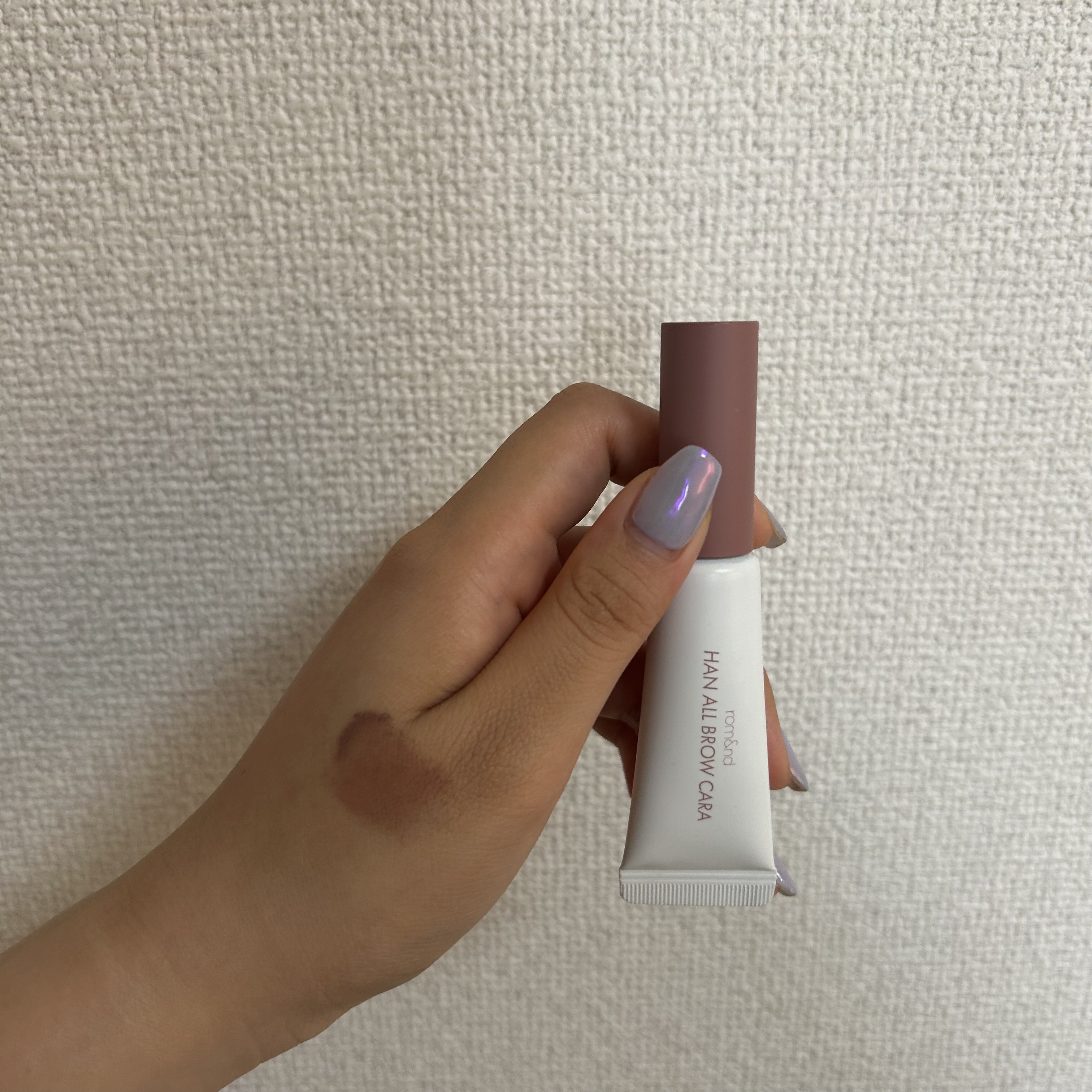 ハンオールブロウカラ/rom&nd/眉マスカラを使ったクチコミ（3枚目）