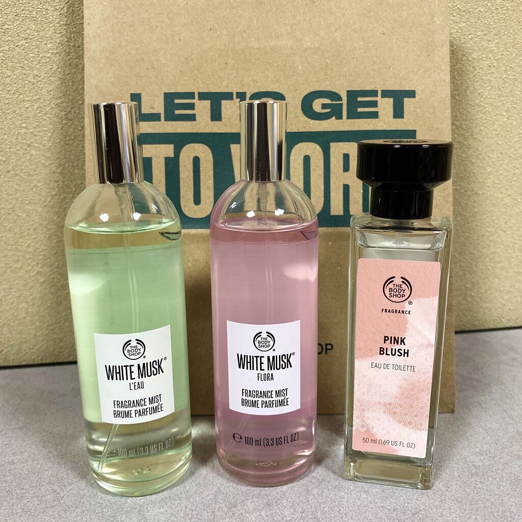 素晴らしい THE BODY SHOP ザボディショップ ホワイトムスク フローラ フレグランスミスト 100mL2 750円