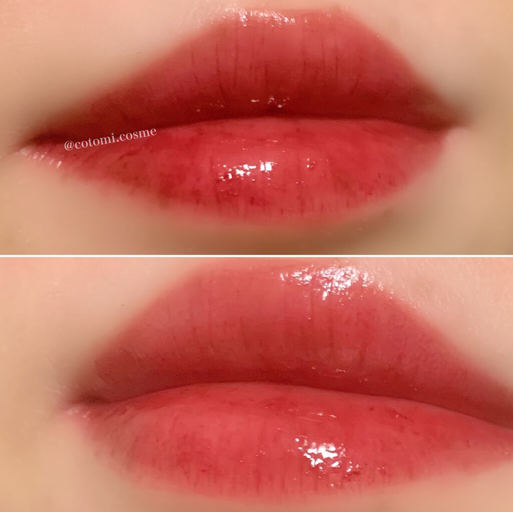 ルージュ ピュールクチュール ヴェルニ ウォーターステイン/YVES SAINT LAURENT BEAUTE/口紅を使ったクチコミ(4枚目)