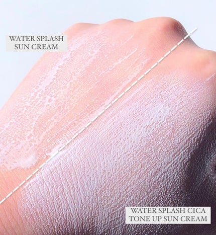 ウォータースプラッシュサンクリーム/espoir/日焼け止め・UVケアを使ったクチコミ(2枚目)