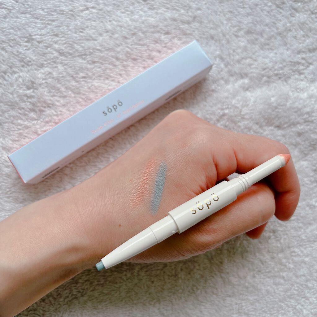 パウダー&ライナー/sopo/スティックアイシャドウを使ったクチコミ（1枚目）