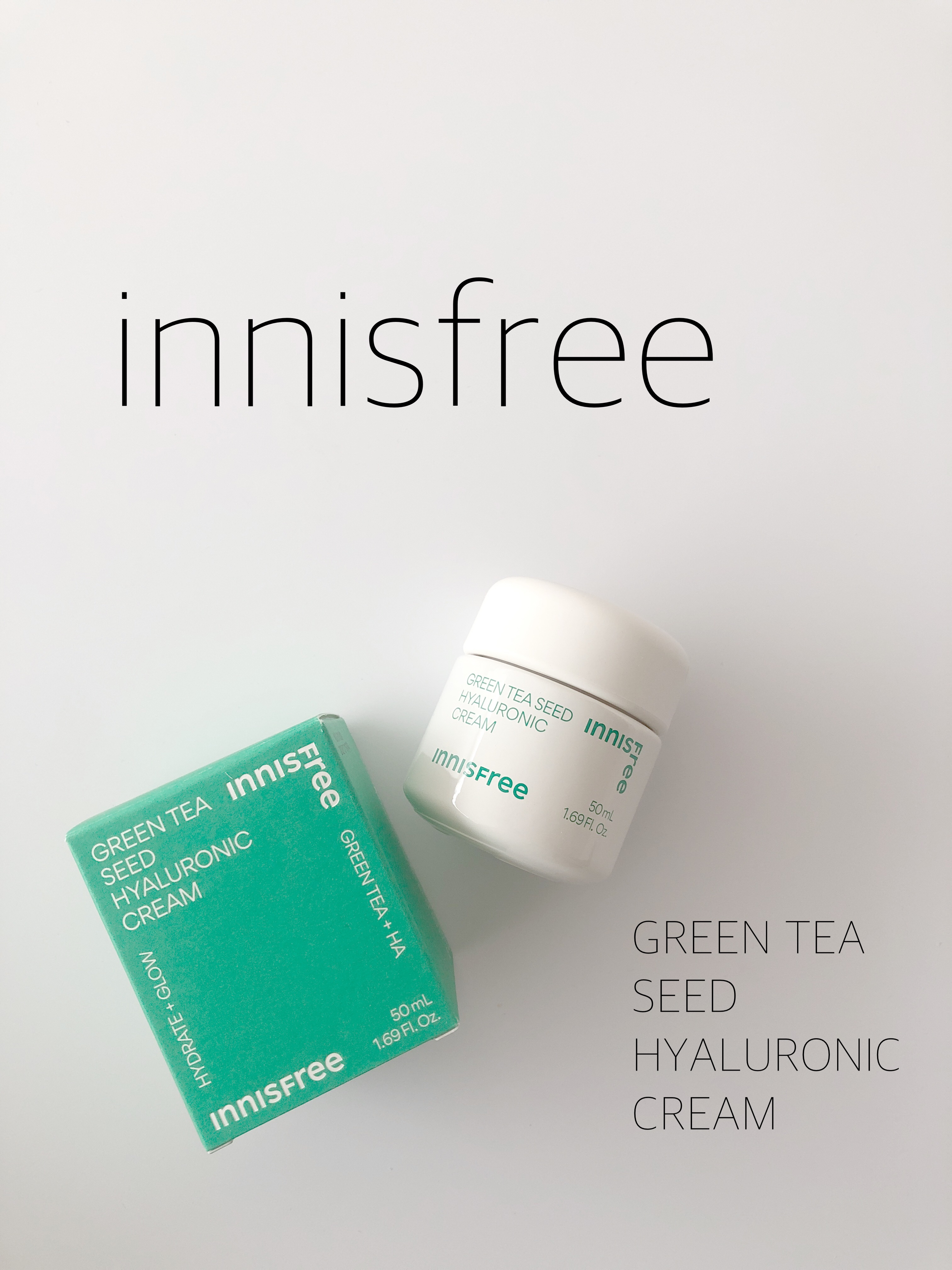 グリーンティーシード　ヒアルロン　クリーム/innisfree/フェイスクリームを使ったクチコミ（1枚目）