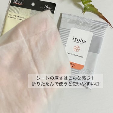 iroha INTIMATE SHEET/iroha INTIMATE CARE/デリケートゾーンケアを使ったクチコミ（3枚目）