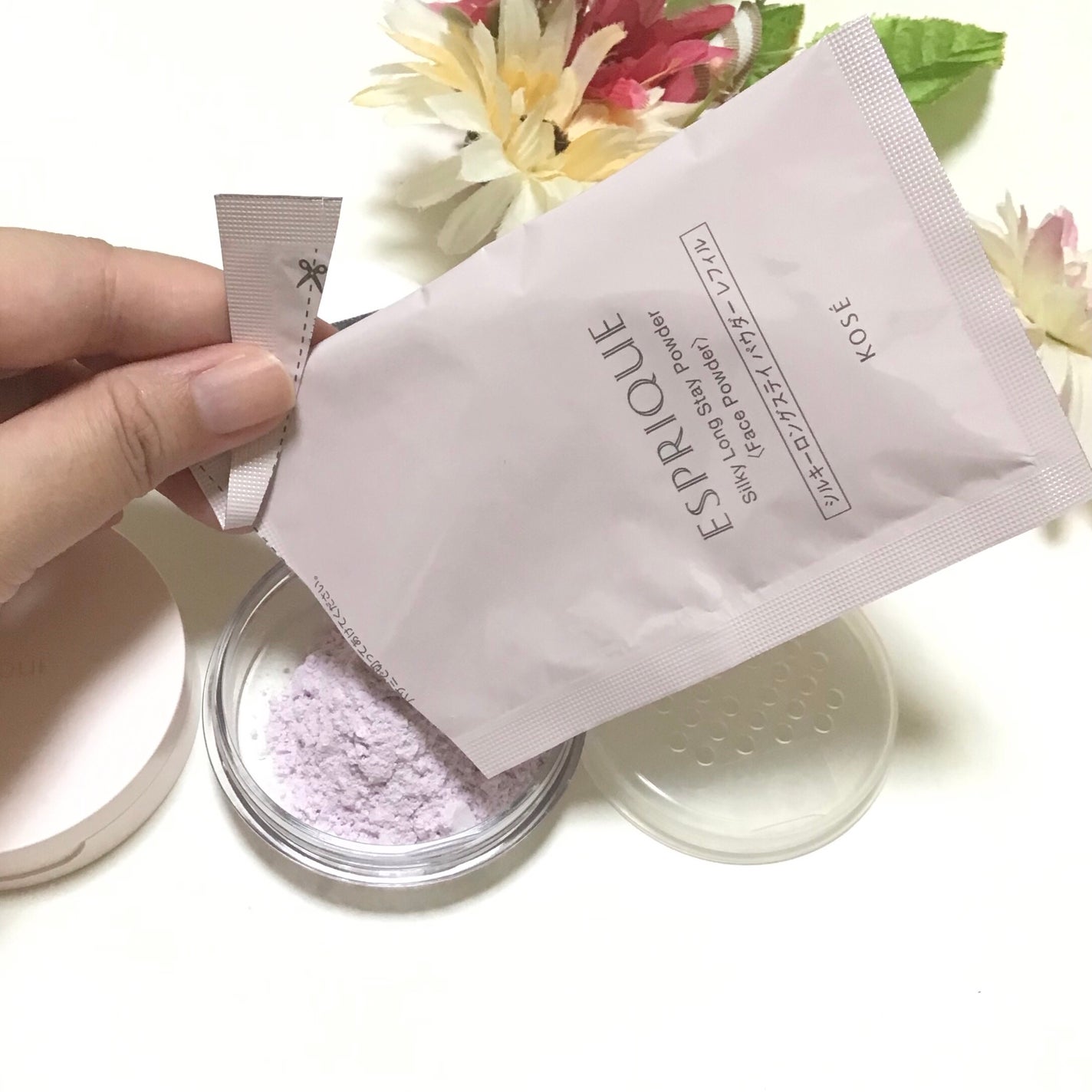 シルキーロングステイ パウダー/ESPRIQUE/ルースパウダーを使ったクチコミ(5枚目)