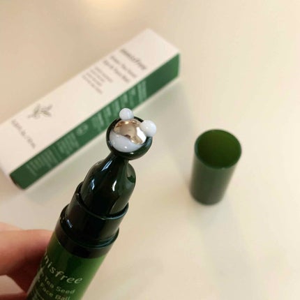 グリーンティーシード アイ&フェイスボール/innisfree/美容液を使ったクチコミ(1枚目)