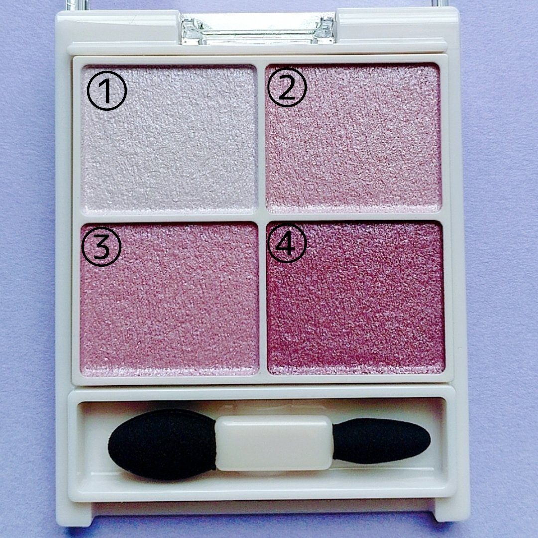 シルキースフレアイズ/キャンメイク/アイシャドウパレットを使ったクチコミ（3枚目）