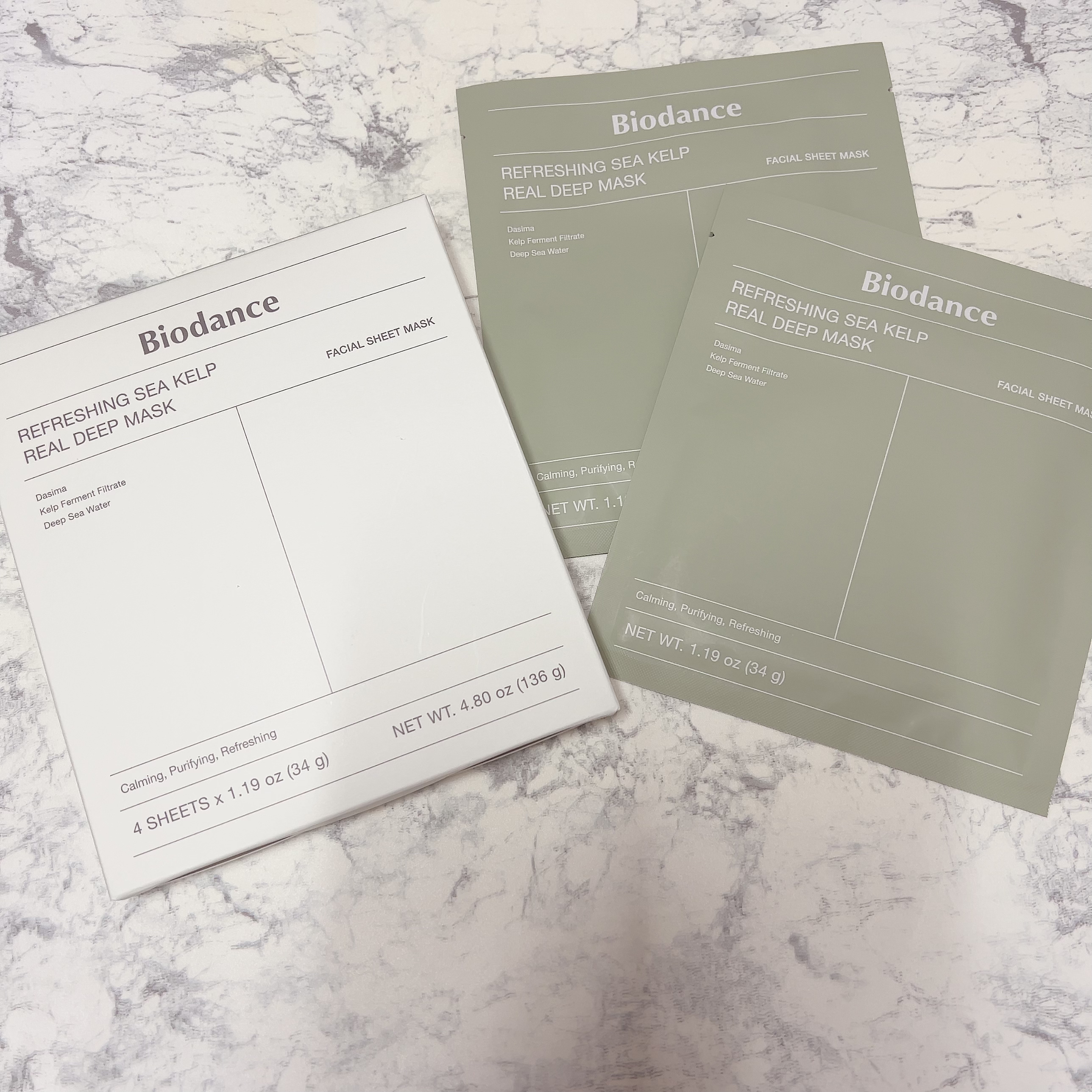 リフレッシング シーケルプ リアルディープマスク/Biodance/シートマスク・パックを使ったクチコミ（1枚目）