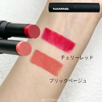 スマッジセミマットリップスティック/NAMING./口紅を使ったクチコミ(2枚目)