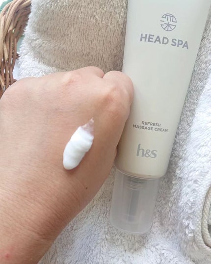 リフレッシュ マッサージクリーム/h&s/洗い流すヘアトリートメントを使ったクチコミ(4枚目)