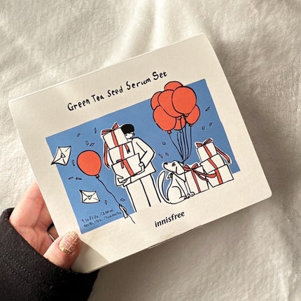 グリーンティーシード セラム N スペシャルセット/innisfree/スキンケアキットを使ったクチコミ(2枚目)