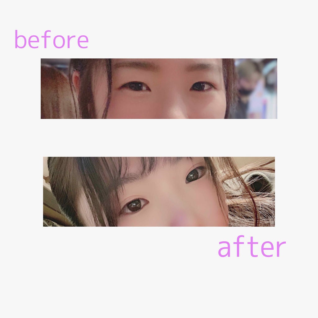 ふたえテープ 02 ヌーディーワイド/LOUJENE/二重まぶた用アイテムを使ったクチコミ(2枚目)