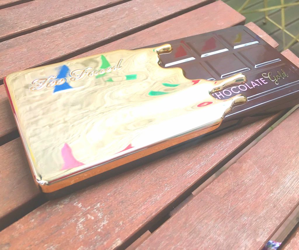 チョコレート ゴールド アイ シャドウ パレット/Too Faced/アイシャドウパレットを使ったクチコミ（2枚目）