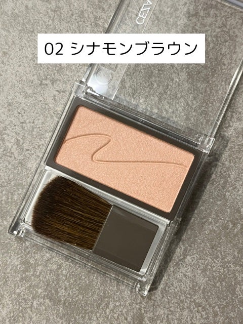 チークブラッシュ/CEZANNE/パウダーチークを使ったクチコミ(2枚目)