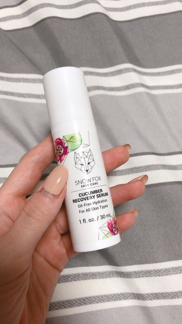 SNOW FOX SKINCARE リカバリー セラム (キューカンバー)のクチコミ「毎朝使用していて、一日中肌がもちもちしてます！香りもよくてお気に入りです^_^..」（1枚目）