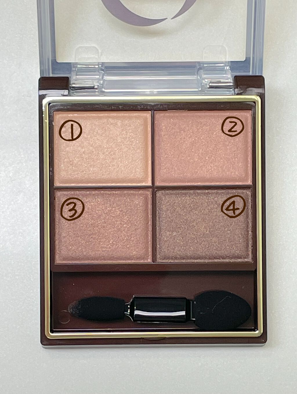 スキニーリッチシャドウ/excel/アイシャドウパレットを使ったクチコミ(3枚目)