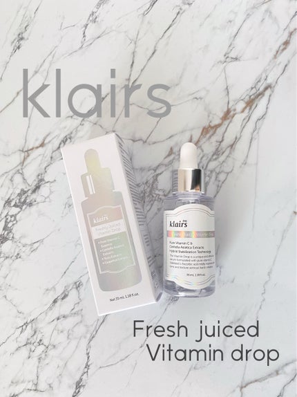 フレッシュリージュースドビタミンドロップ(35ml)/Klairs/美容液を使ったクチコミ(1枚目)
