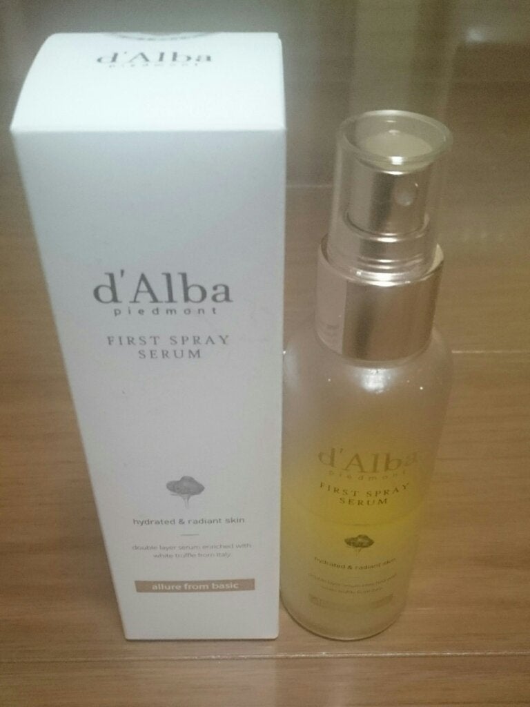 ダルバ ホワイトトリュフファーストスプレーセラム/ダルバ/ミスト状化粧水を使ったクチコミ(1枚目)