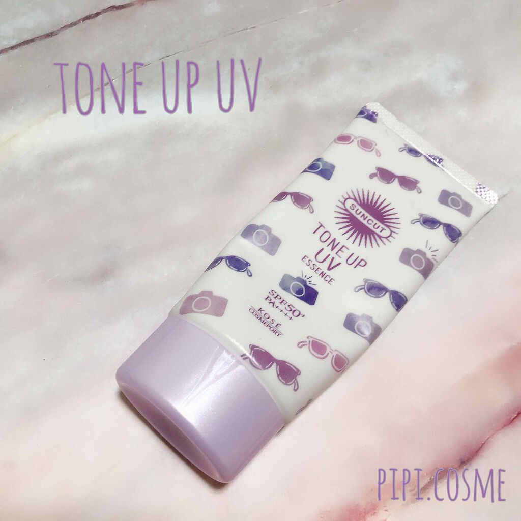トーンアップUV エッセンス/サンカット®/日焼け止めローションを使ったクチコミ（1枚目）