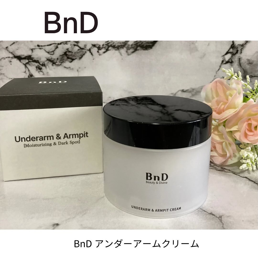 BnDアンダーアームクリーム(ボディクリーム)/BnD/デリケートゾーンケアを使ったクチコミ（1枚目）