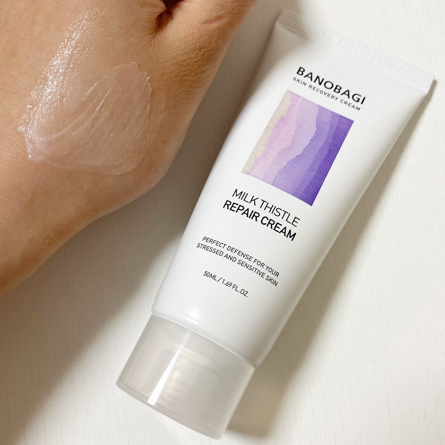 ミルクシスル リペアクリーム/BANOBAGI/フェイスクリームを使ったクチコミ(3枚目)