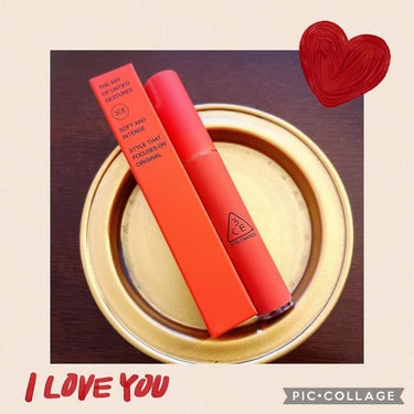 3CE VELVET LIP TINT/3CE/口紅を使ったクチコミ（1枚目）