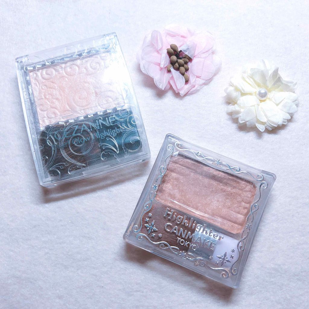 ハイライター/キャンメイク/パウダーハイライトを使ったクチコミ（1枚目）