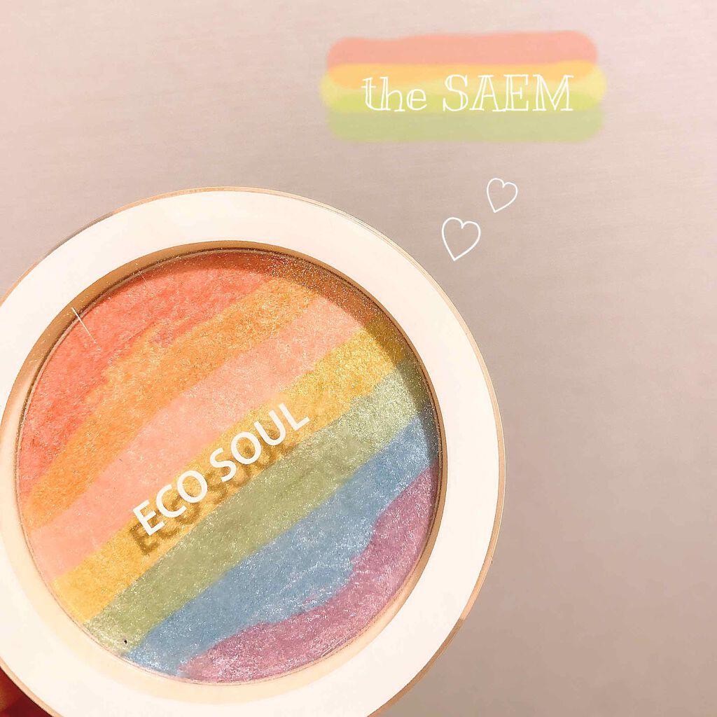 Eco Soul Rainbow Blusher/the SAEM/パウダーチークを使ったクチコミ(1枚目)