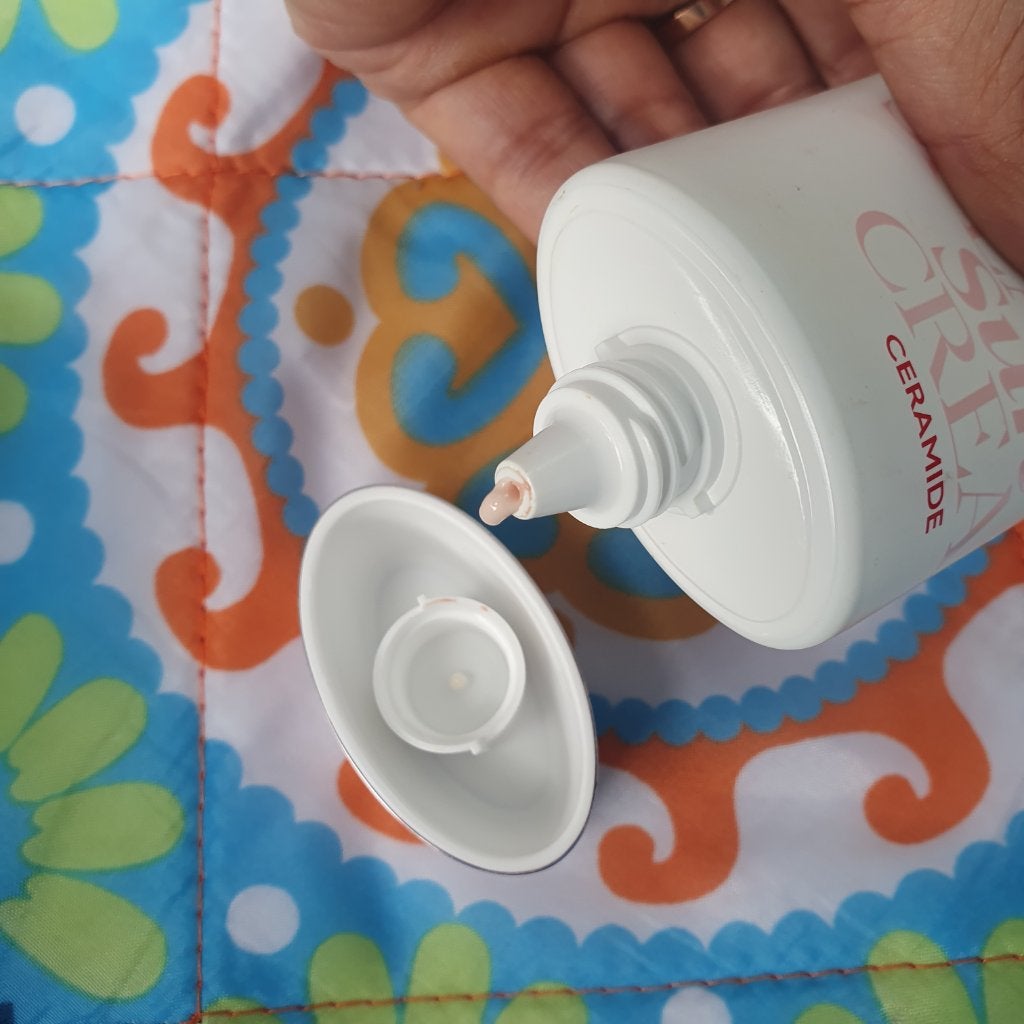 ウォータースプラッシュサンクリーム セラミド/espoir/日焼け止めクリームを使ったクチコミ(2枚目)