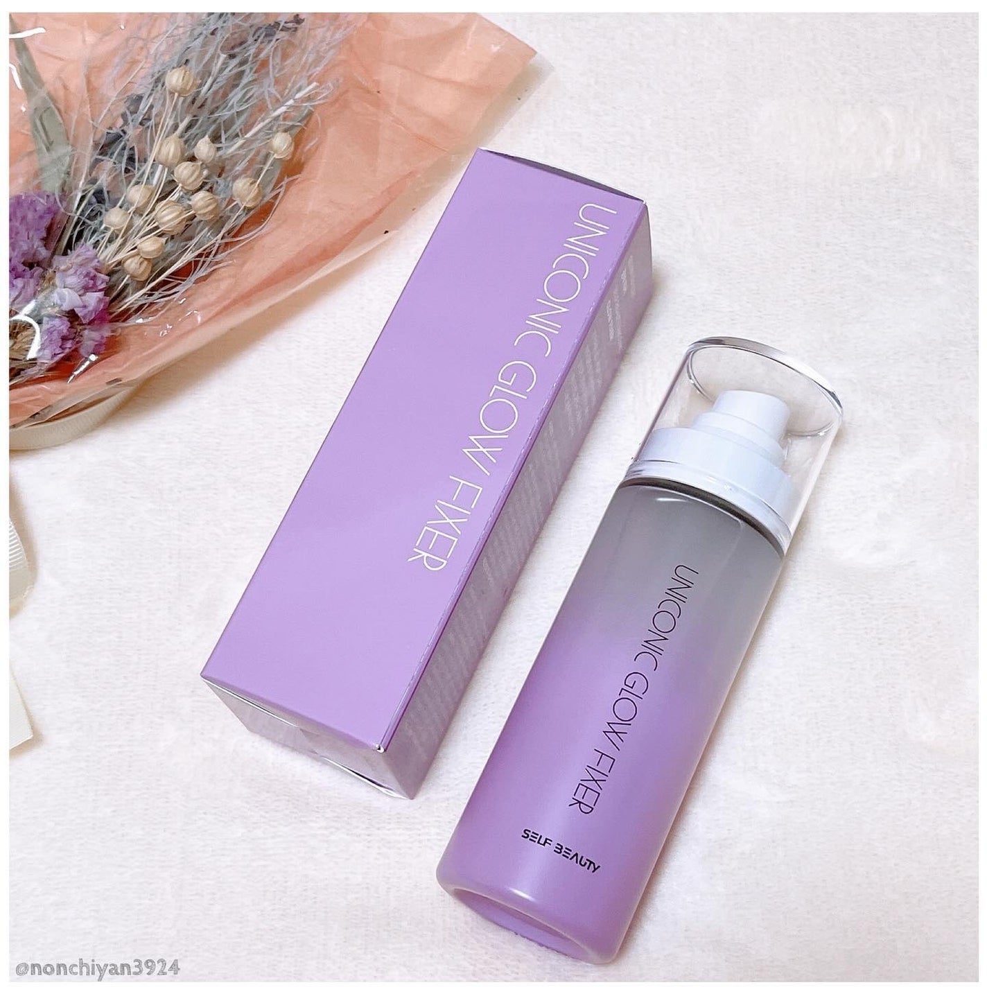 ユニコーン メイクアップグローフィックスミスト/SELF BEAUTY/フィックスミストを使ったクチコミ(3枚目)