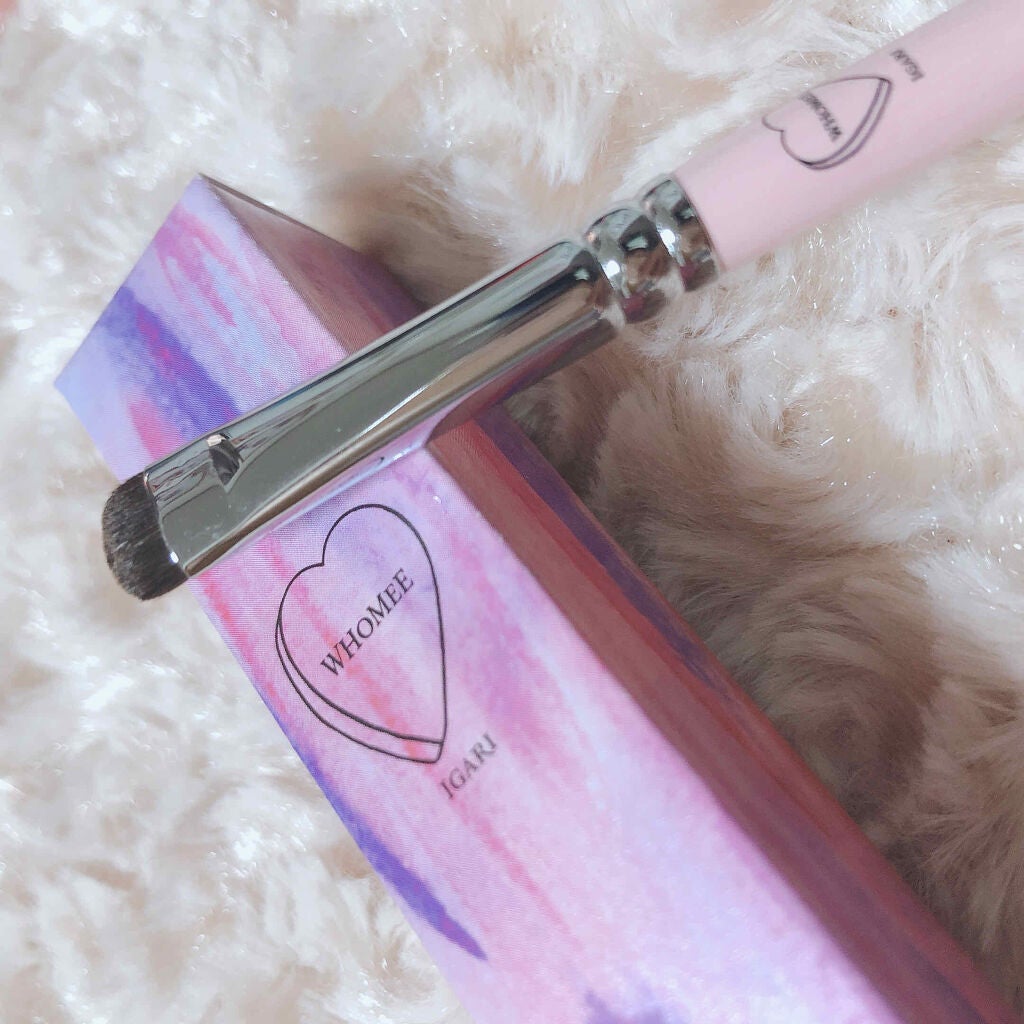 アイシャドウブラシ S 熊野筆/WHOMEE/メイクブラシを使ったクチコミ(2枚目)