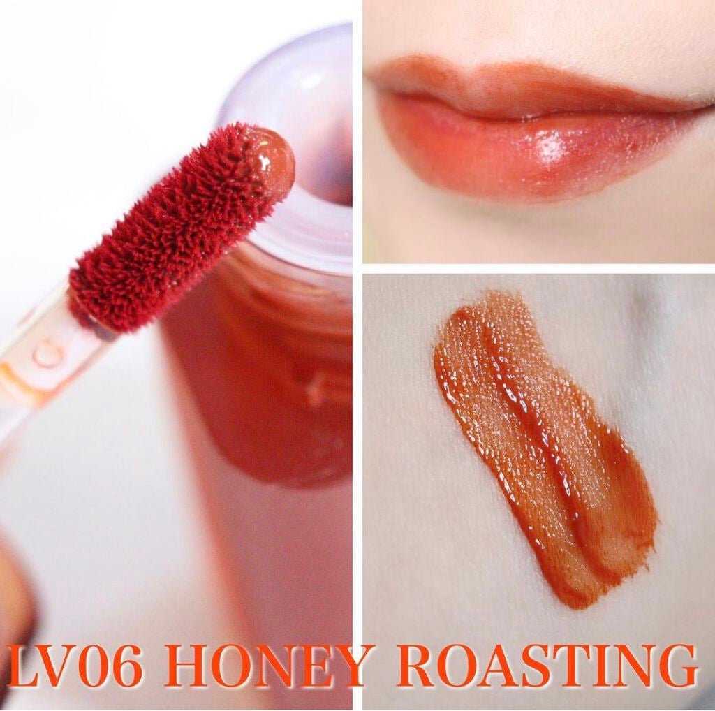 ドリップホットウォーターティント/BLACK ROUGE/リップティントを使ったクチコミ(4枚目)