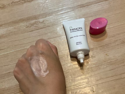 ミノン アミノモイスト エイジングケア デイクリームUV/ミノン/日焼け止めクリームを使ったクチコミ(4枚目)