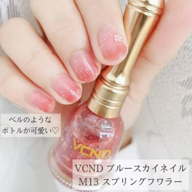 ブルースカイネイル Vcndの口コミ 春爛漫 爪先も春色に Snsでバズった By Mii 脂性肌 代前半 Lips