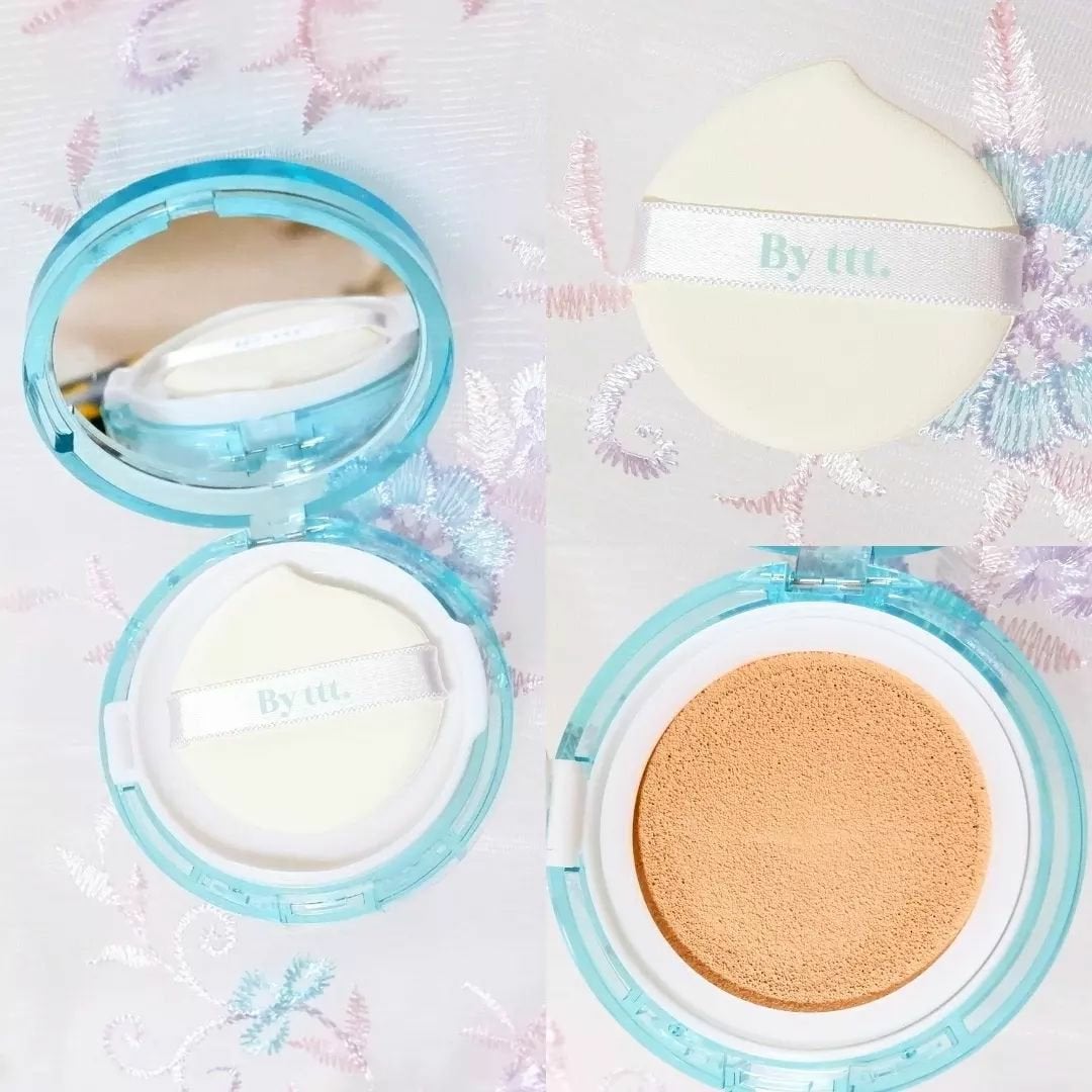 クリアデイリークッション/By ttt./クッションファンデーションを使ったクチコミ(3枚目)