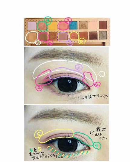 kylie cosmetics テイクミーオンバケーション アイシャドウ パレット/Kylie Cosmetics/アイシャドウパレットを使ったクチコミ(3枚目)