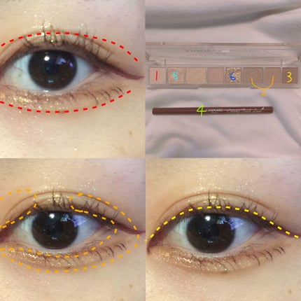 クリーミータッチライナー/キャンメイク/ジェルアイライナーを使ったクチコミ(2枚目)