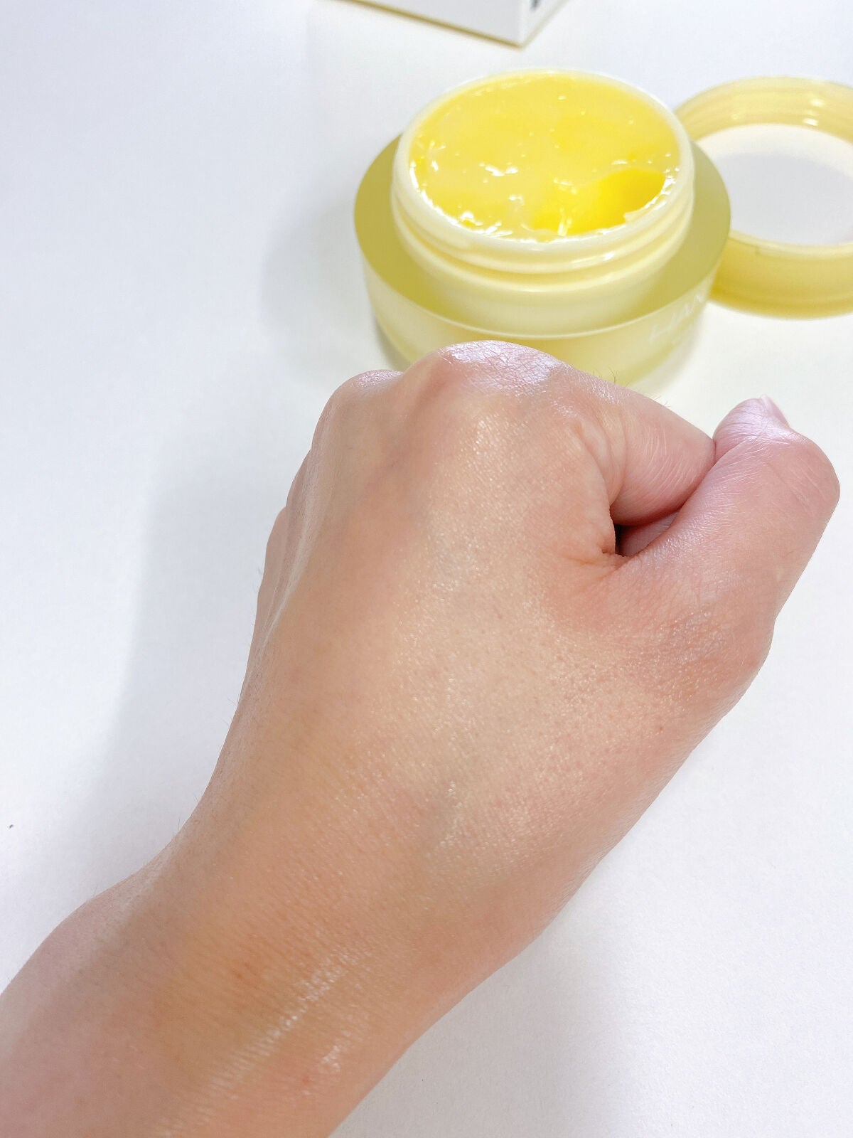 月光ゆず睡眠パック(旧バージョン)/HANYUL(ハンユル)/フェイスクリームを使ったクチコミ(4枚目)