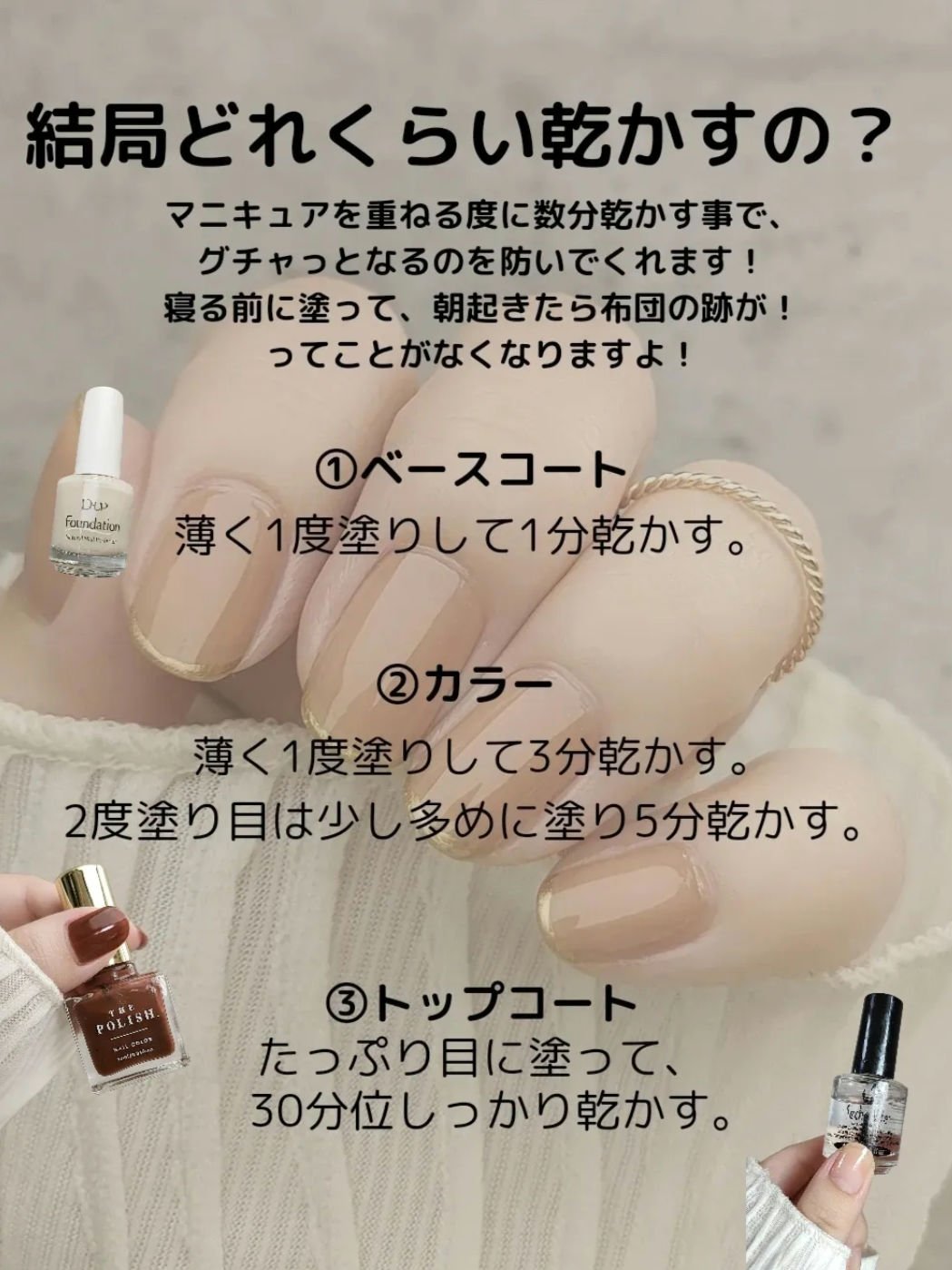 セシェ・ヴィート/セシェ/ネイルトップコートを使ったクチコミ（2枚目）