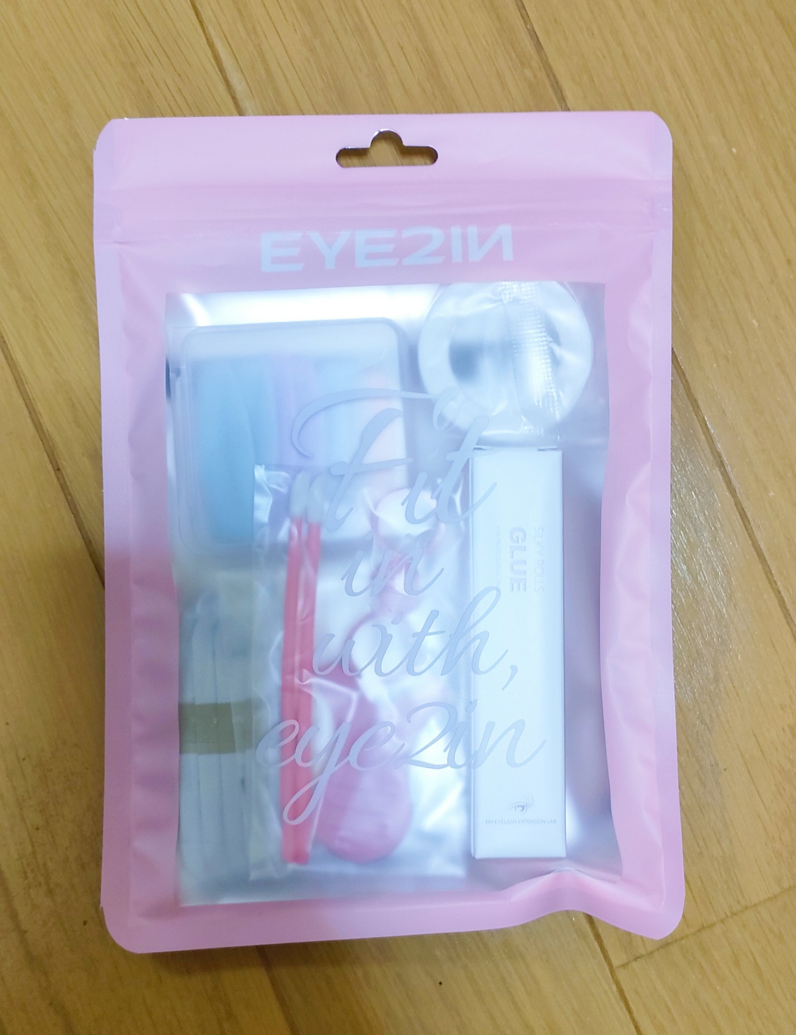 EYE2IN 低刺激 セルフプロ用 まつげパーマ 3種 セット/Qoo10/その他キットセットを使ったクチコミ（3枚目）