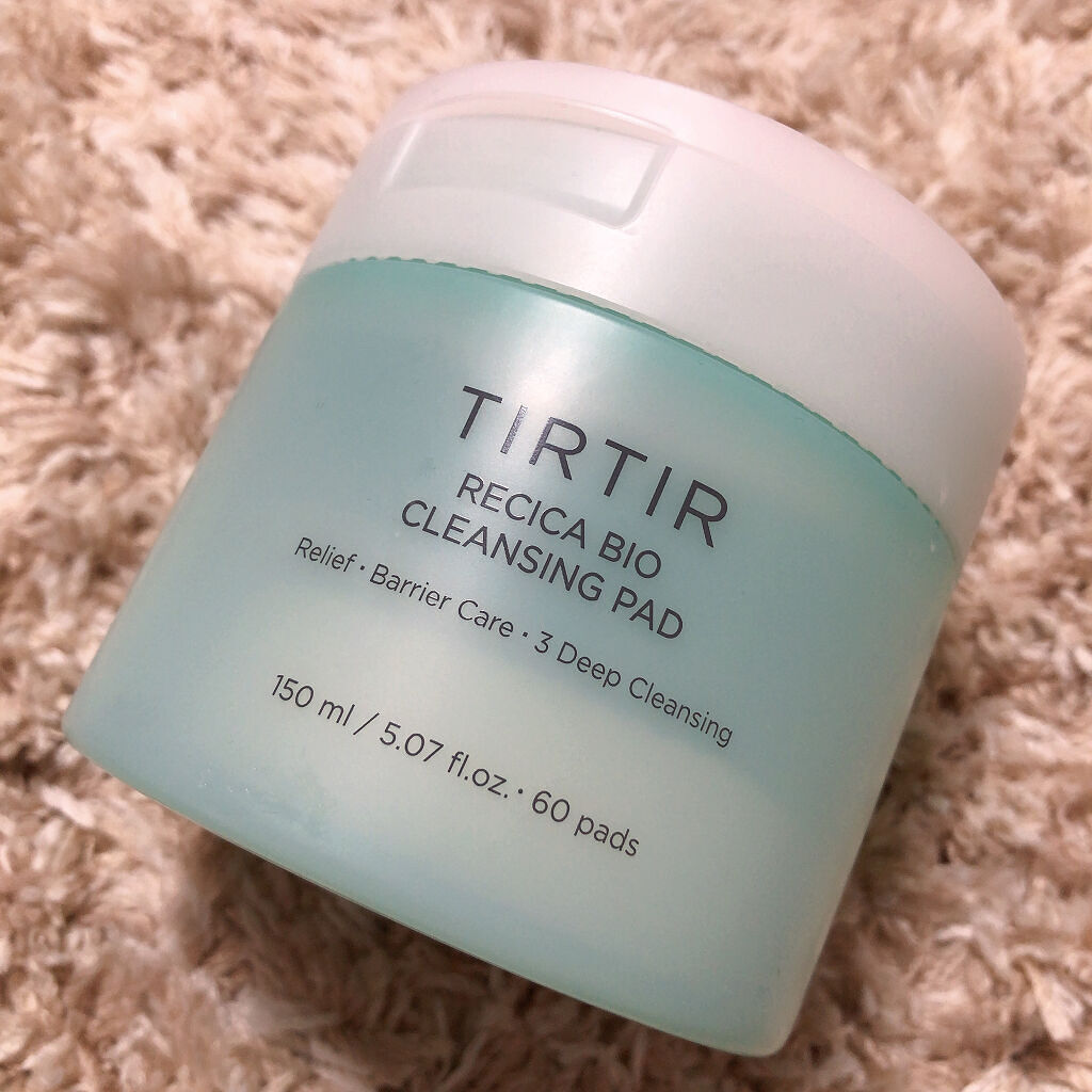 TIRTIR(ティルティル) リシカバイオクレンジングパッドのクチコミ「初めてのクレンジングパッドが良すぎた💗

肌にあんまり良くないかなと思いましたが、ドンキで1,.....」（1枚目）