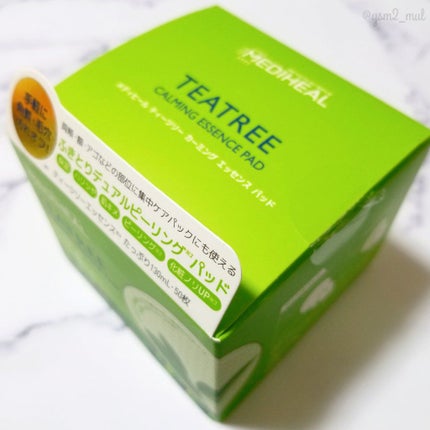 ティーツリーカーミングエッセンスパッド/MEDIHEAL/トナーパッドを使ったクチコミ(4枚目)
