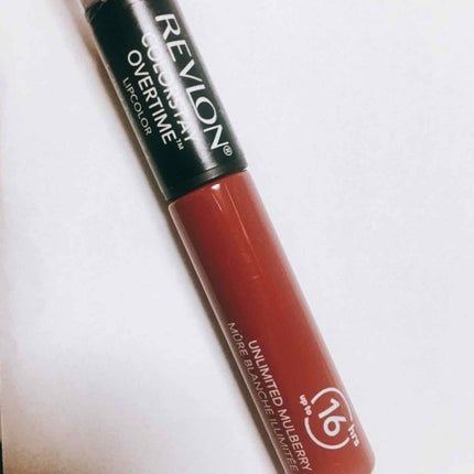 カラーステイ オーバータイム リップカラー/REVLON/リップグロスを使ったクチコミ(1枚目)