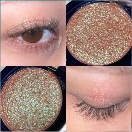 グリッター シャドウ カラー/rom&nd/グリッターを使ったクチコミ(3枚目)