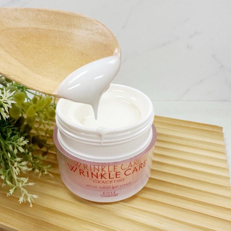リンクルケア ホワイト モイストジェルクリーム/グレイスワン/オールインワン化粧品を使ったクチコミ（2枚目）