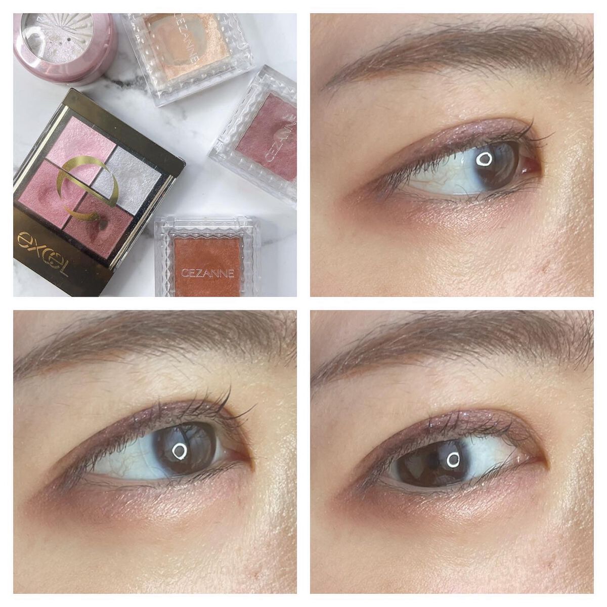 リアルクローズシャドウ/excel/アイシャドウパレットを使ったクチコミ(2枚目)