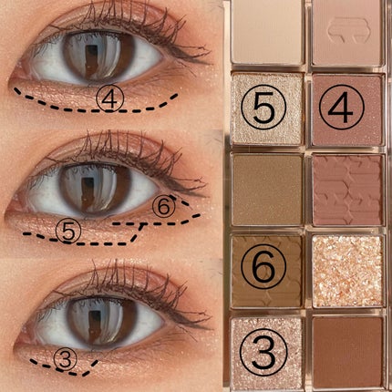 プロ アイ パレット/CLIO/アイシャドウパレットを使ったクチコミ(4枚目)