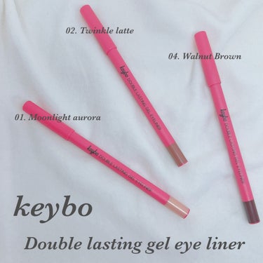 いつもご覧頂きありがとうございます♥️

本日は

keybo

Double lasting gel eye liner
01. Moonlight aurora
02. Twinkle latte
