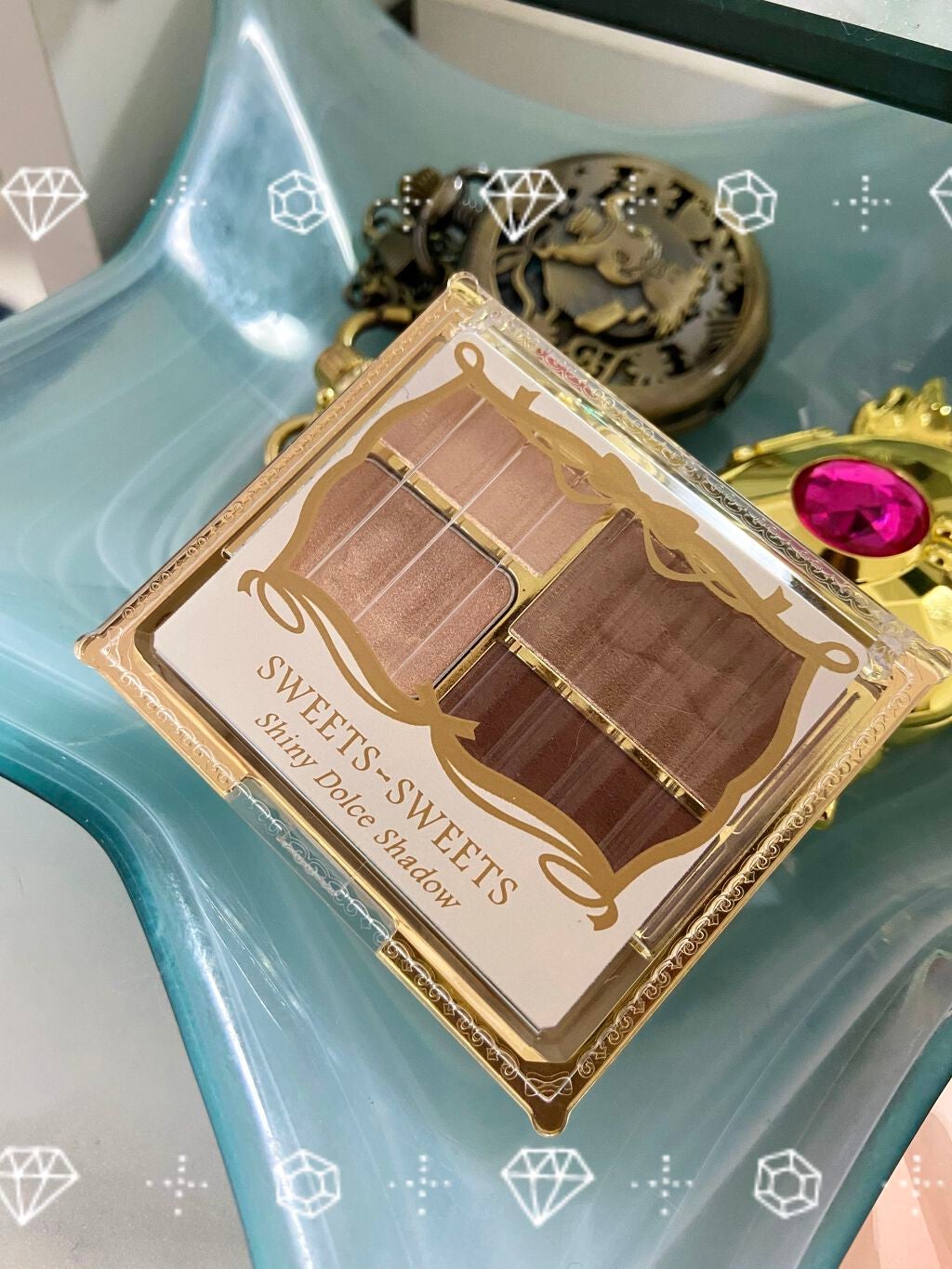 シャイニードルチェシャドウ/スウィーツ スウィーツ/アイシャドウパレットを使ったクチコミ(1枚目)